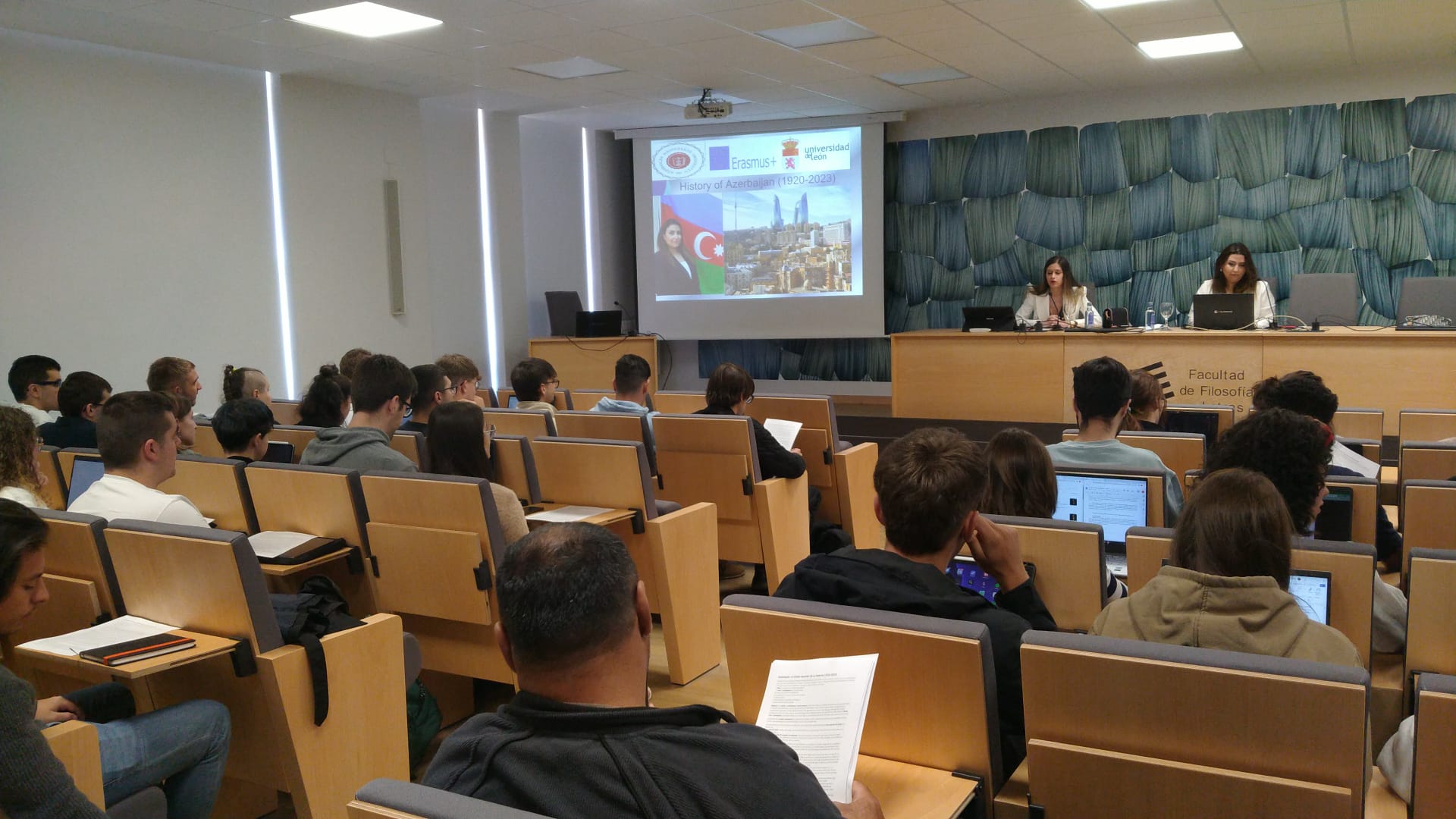 Head of “International relations” department of Azerbaijan Cooperation University, Assoc. Nigar Asgarova is visiting the University of Leon in Spain on May 22-26 as an academic exchange within the framework of the Erasmus+ program